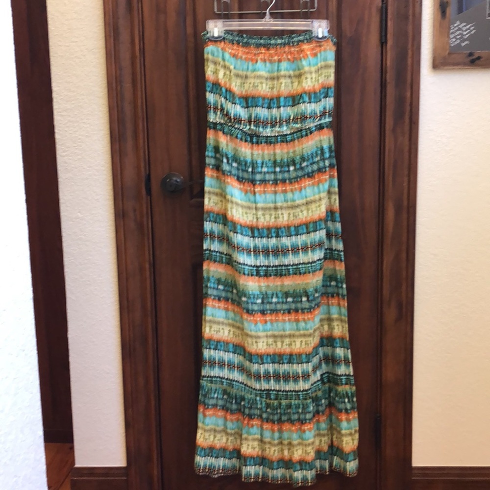 Speechless Strapless Maxi Dress
